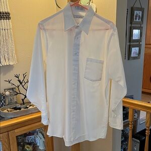 Van Heusen White Dress Shirt for Men 15.5 32/33